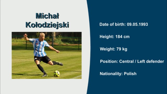 Michał Kołodziejski, Video no 1, Seasons 12/13, 14/15 and 16/17, Central/Left Defender