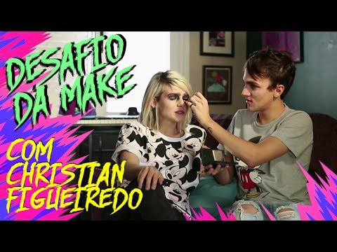 DESAFIO DA MAQUIAGEM | Karen Jonz e Christian Figueiredo do Eu Fico Loko