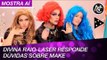 PERGUNTAS E RESPOSTAS SOBRE MAQUIAGEM COM A DRAG DIVINA RAIO-LASER