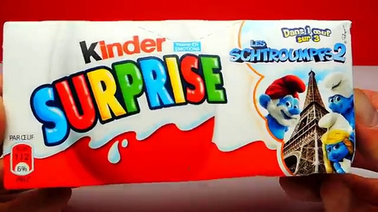 Die SCHLÜMPFE Überraschungseier Ü Eier auspacken Deutsch