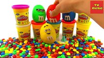 Play Doh Huevos sorpresa de M&M | Huevos sorpresas de Play-Doh en espanol | Juguetes para ninos