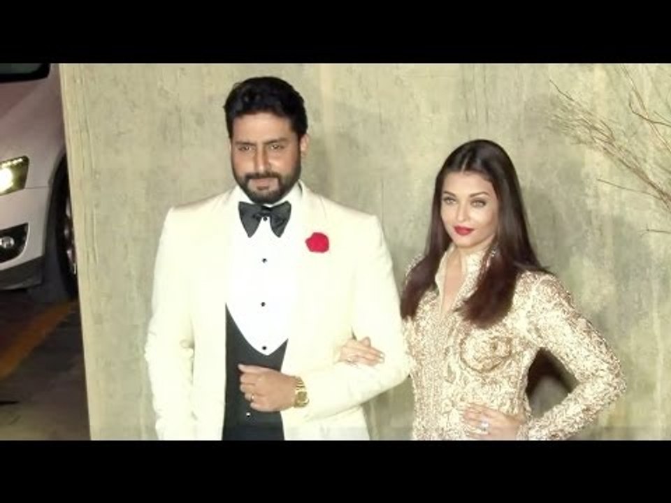 GORGEOUS Aishwarya Rai & Abhishek Bachchan At Manish Malhotra's 50th Birthday Party