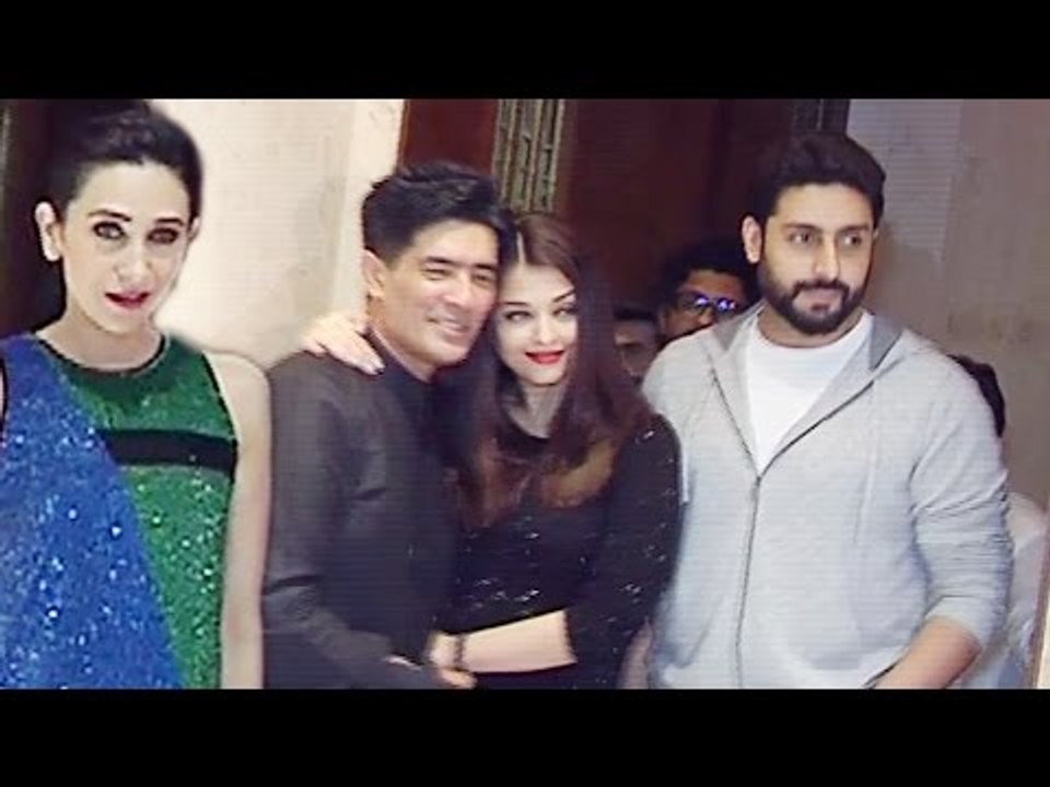 Manish Malhotra's Birthday Party 2016 - Aishwarya Rai, Abhishek Bachchan, Karisma Kapoor