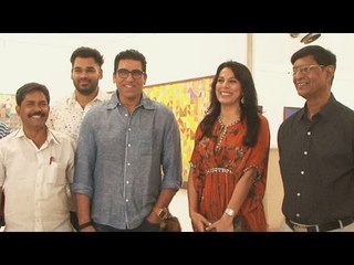 PooJa Bedi & Mukesh Rishi At Padmanabh Bendre"s Art Exhibition