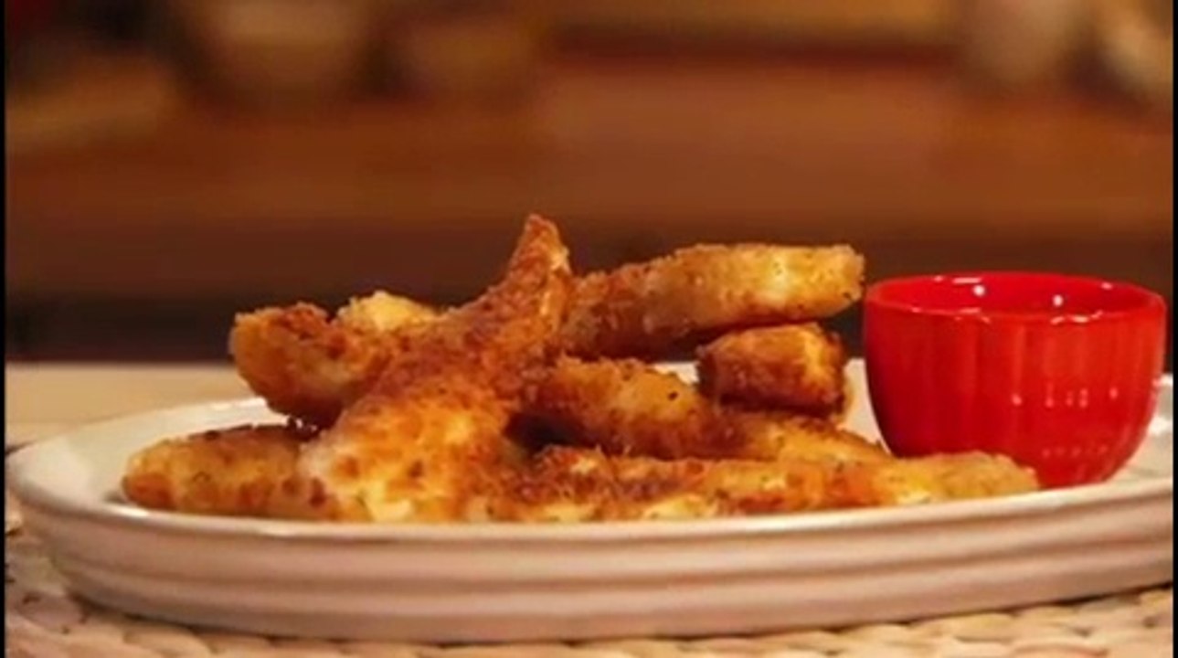 Selbsgemachte Fischstäbchen mit Dipp