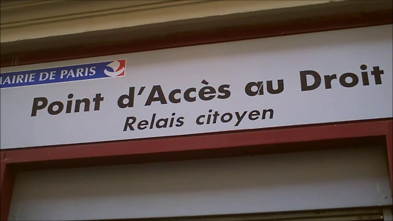 Mal logement à Paris 18ème: occupation du Point d'Accès au Droit