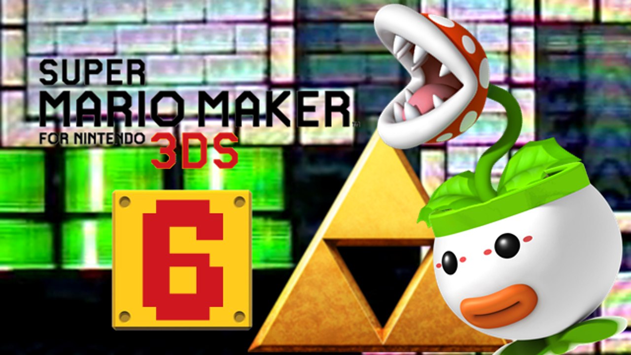 Lets Play - Super Mario Maker 3DS ONLINE [06] Zelda Dungeon im Mario Style