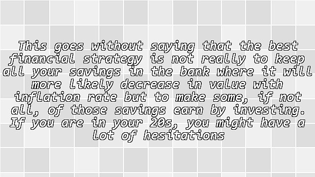 Looking For Investment Opportunities While In Your 20s