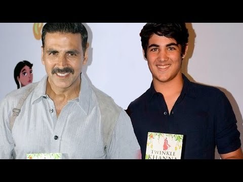 Akshay Kumar With His HANDSOME Son Aarav Kumar @ Twinkle's Book Launch