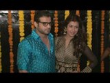 Karan Patel With Wife Ankita Bhargava At Ekta Kapoor's Diwali Celebration Party 2016