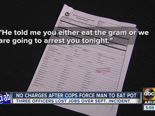 Officers accused of making man eat pot not to face criminal charges