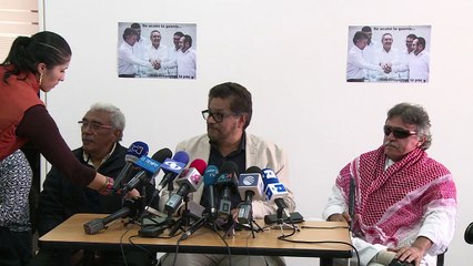 FARC frena su concentración en Colombia por temas jurídicos
