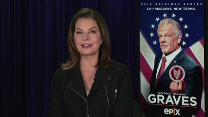 IR Interview: Sela Ward For "Graves" [EPIX]