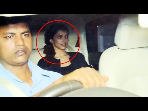 Deepika Padukone CAUGHT At Sanjay Leela Bhansali's Office - Padmavati