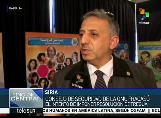 Consejo de Seguridad fracasa en intento de imponer tregua en Siria