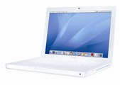 Apple MacBook MB061 33,8 cm (13,3 Zoll) Notebook weiß (Intel Core 2 Duo 2,0GHz, 1GB RAM, 80GB HDD, DVD-ROM/CD-RW)