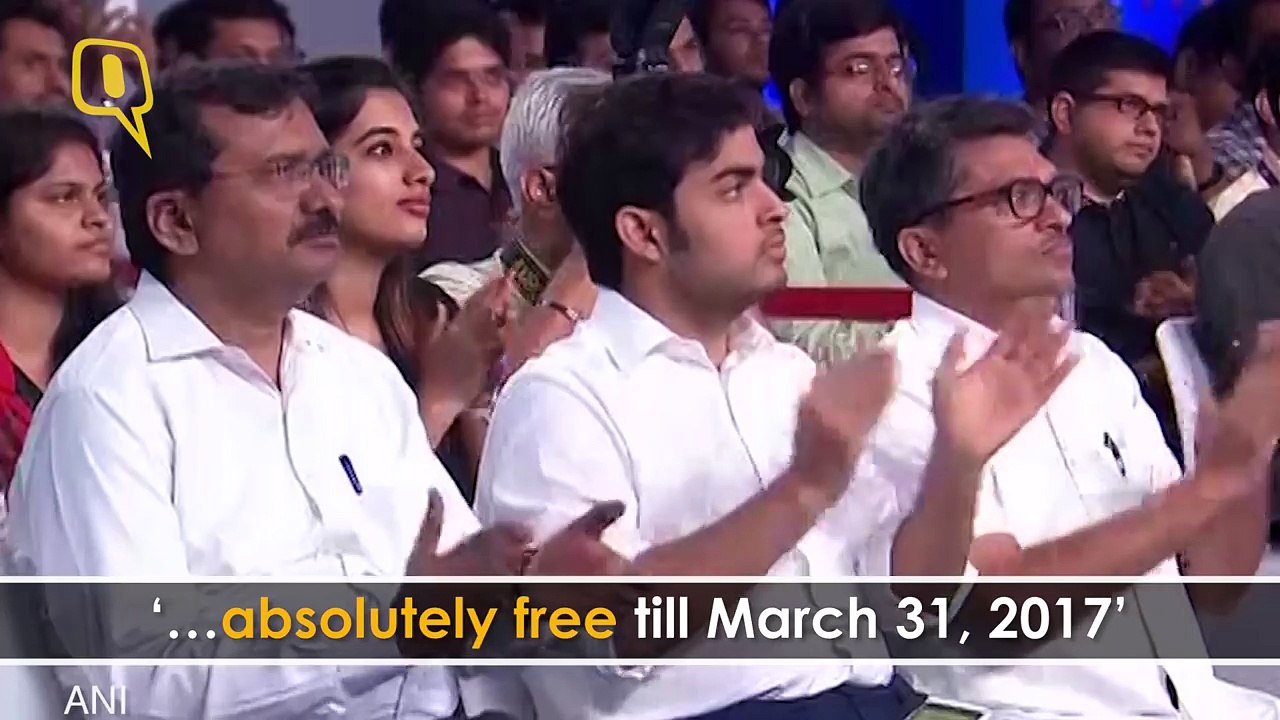 The Quint  Mukesh Ambani Announces ‘Happy New Year’ Offer and ‘Jio Money’