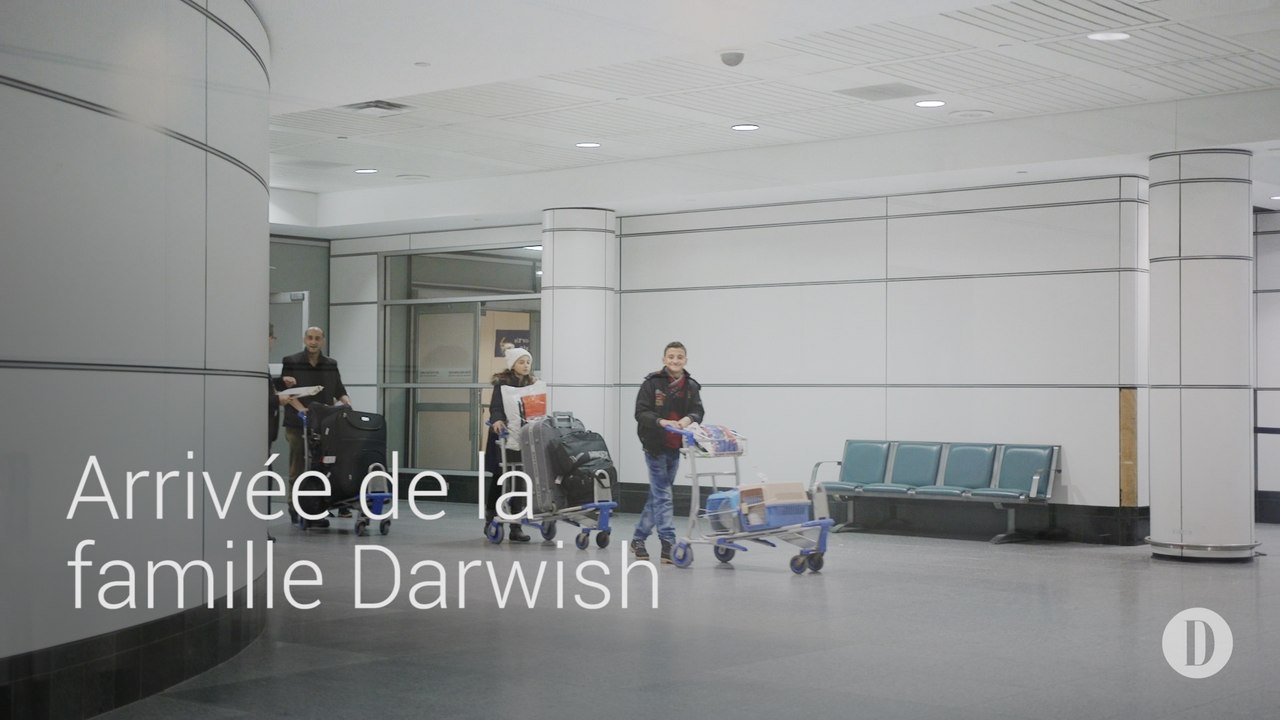 Arrivée de la famille Darwish