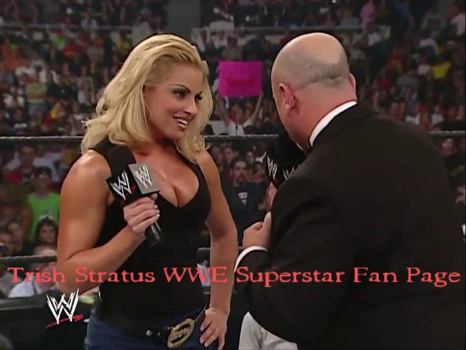 Trish Stratus Teases Howard Finkel 2002 Summerslam