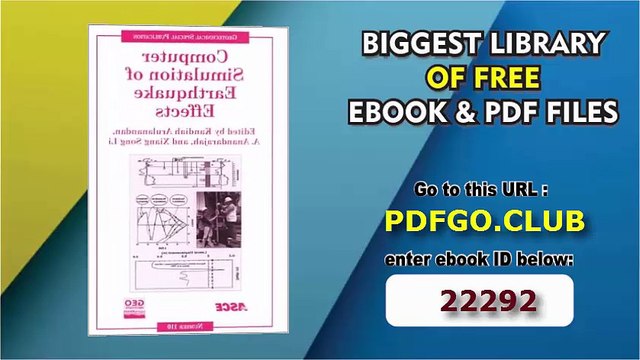 Computer Simulation of Earthquake Effects Proceedings of Sessions of Geo-Denver 2000
