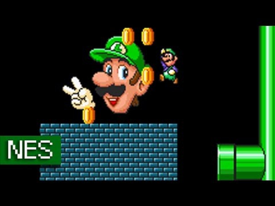 Crazy Luigi!! - World 1 - (Super Mario Bros 1 Hack by Ultimessiah) - Nes (1080p 60fps)