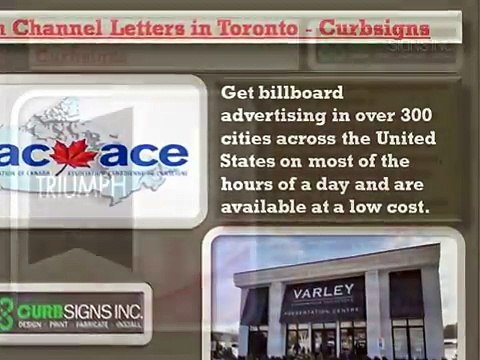 Billboards for Advertising Toronto - Curbsigns
