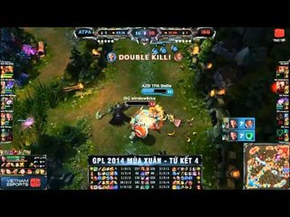 [Video] [Highlight LMHT] Draven của TPA.Bebe "tàn sát" toàn đội iSG tại Tứ kết GPL 2014 mùa xuân