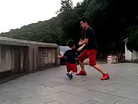 Dance like no one's watching/like father like son