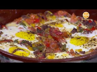 طاجن لحمة مفرومة بالبيض | نجلاء الشرشابي