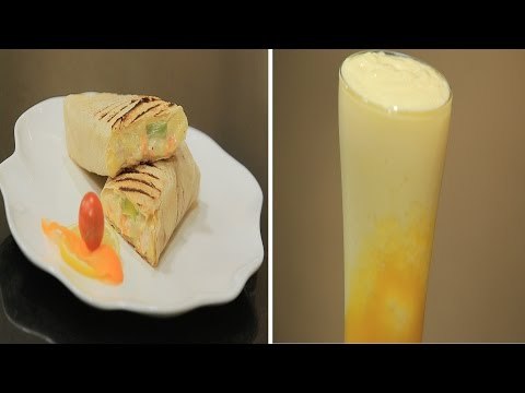 سندوتش الشاورما الملفوفة بالجبنة - كوكتيل المانجو بالزبادي | سندوتش وحاجة ساقعة حلقة كاملة