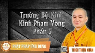 Trường Bộ Kinh Kinh Phạm Võng Phần 5 - Giảng sư Thích Thiện Xuân