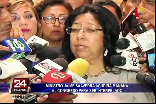 Ministro Jaime Saavedra acudirá hoy al Congreso para ser interpelado
