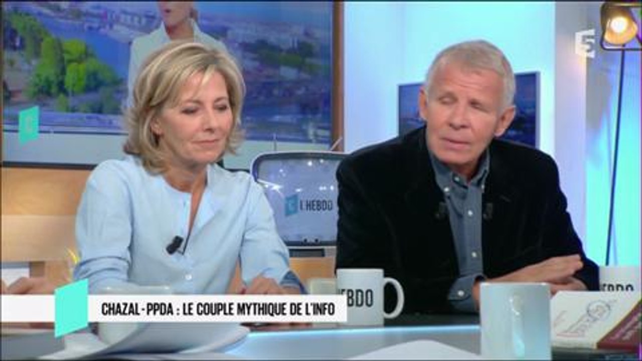 "C l'hebdo" : PPDA et Claire Chazal revoient leur dernier JT avec toujours autant d'émotion