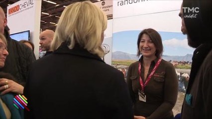 "Quotidien" : Marine Le Pen et les "chevals"