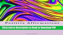 Download Positive Affirmations: Adult Coloring Books Mandala PDF Free