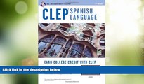 Price CLEPÂ® Spanish Language Book   Online (CLEP Test Preparation) (English and Spanish Edition)