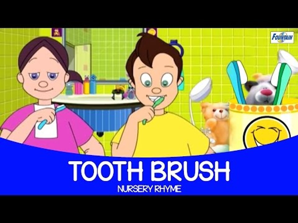 I Have a Little Tooth Brush Nursery Rhyme | English Animated Songs for ...