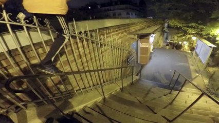 Des jeunes font du train surfing sur le métro parisien !