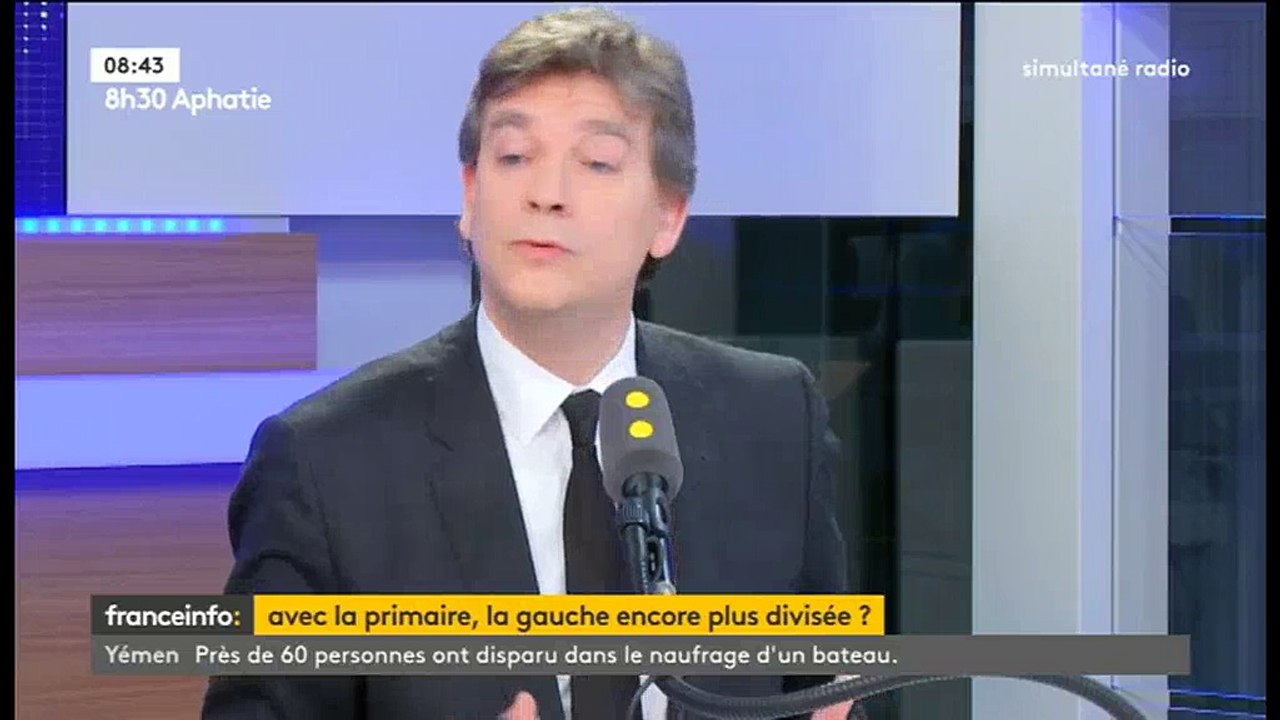 Ce moment où Arnaud Montebourg *oublie* qu'il est aussi interrogé par une journaliste femme