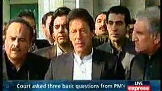 Imran khan Talking to Media in Islamabad Breaking news 07-12-2016