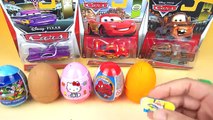 #Disney Pixar Cars #Mcqueen #Unboxing Toys #Surprise Eggs #Play Doh #Spider Man #Hello Kitty