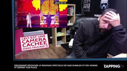 Dieudonné découvre le nouveau spectacle de Gad Elmaleh et Kev Adams et dépérit sur place (vidéo)