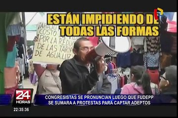 Reacciones tras protesta que realizó Fudepp para captar adeptos