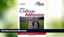 Price Cracking College Admissions, 2nd Edition (College Admissions Guides) Princeton Review For