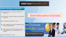 Debtors Course of Debt Education
