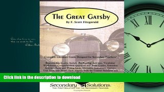 Pre Order Literature Guide: The Great Gatsby Kindle eBooks
