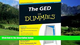 Buy D. E. Shuttleworth M. Shukyn The GED For Dummies (text only) 2nd(Second) edition by M.