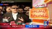Babar Awan Indirectly Taunting Najam Sethi Outside Court