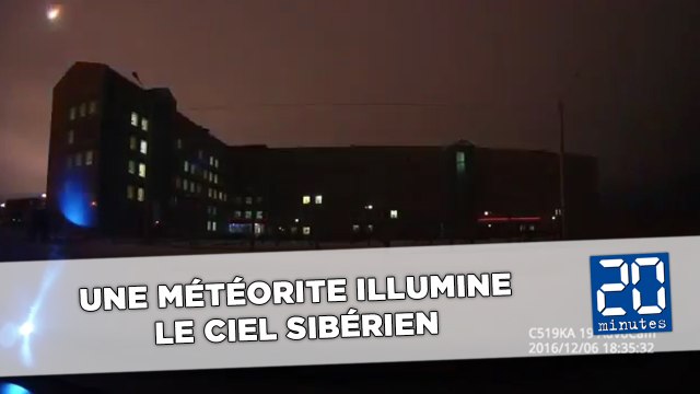 Une météorite se désintègre dans le ciel sibérien
