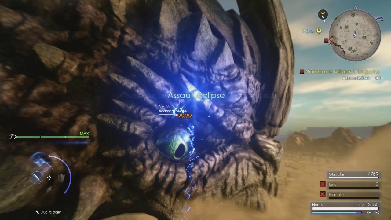 Final Fantasy 15 : Vaincre Adamankhélone